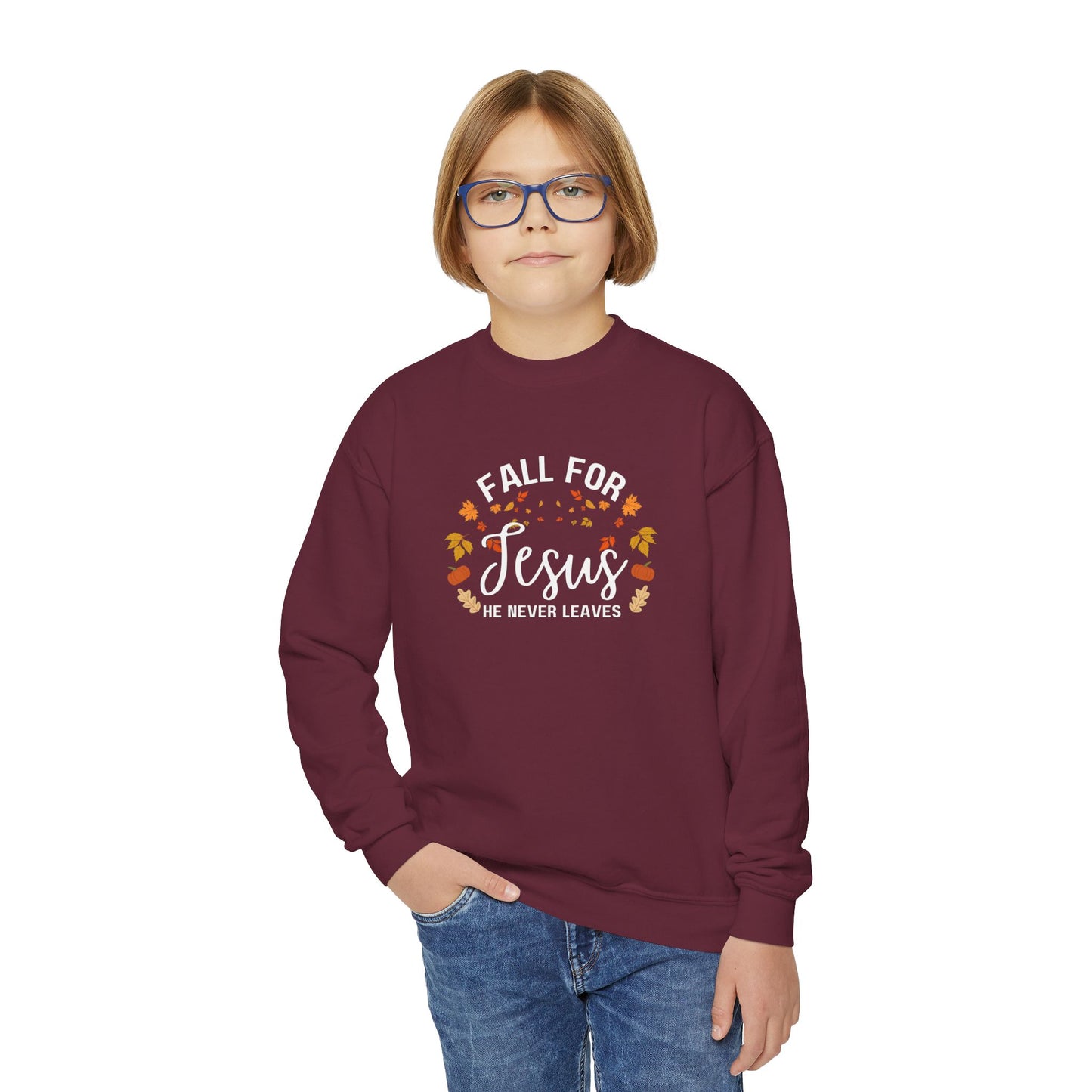 Fall for Jesus Kids Sweatshirt